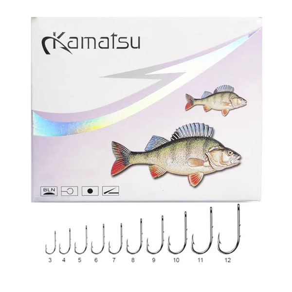 Крючки рыболовные с ЗАЗУБРИНАМИ Kamatsu #3